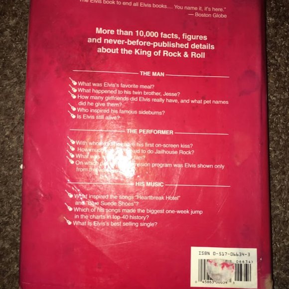 Elvis: His Life From A to Z hardcover book with sleeve - Picture 3 of 4